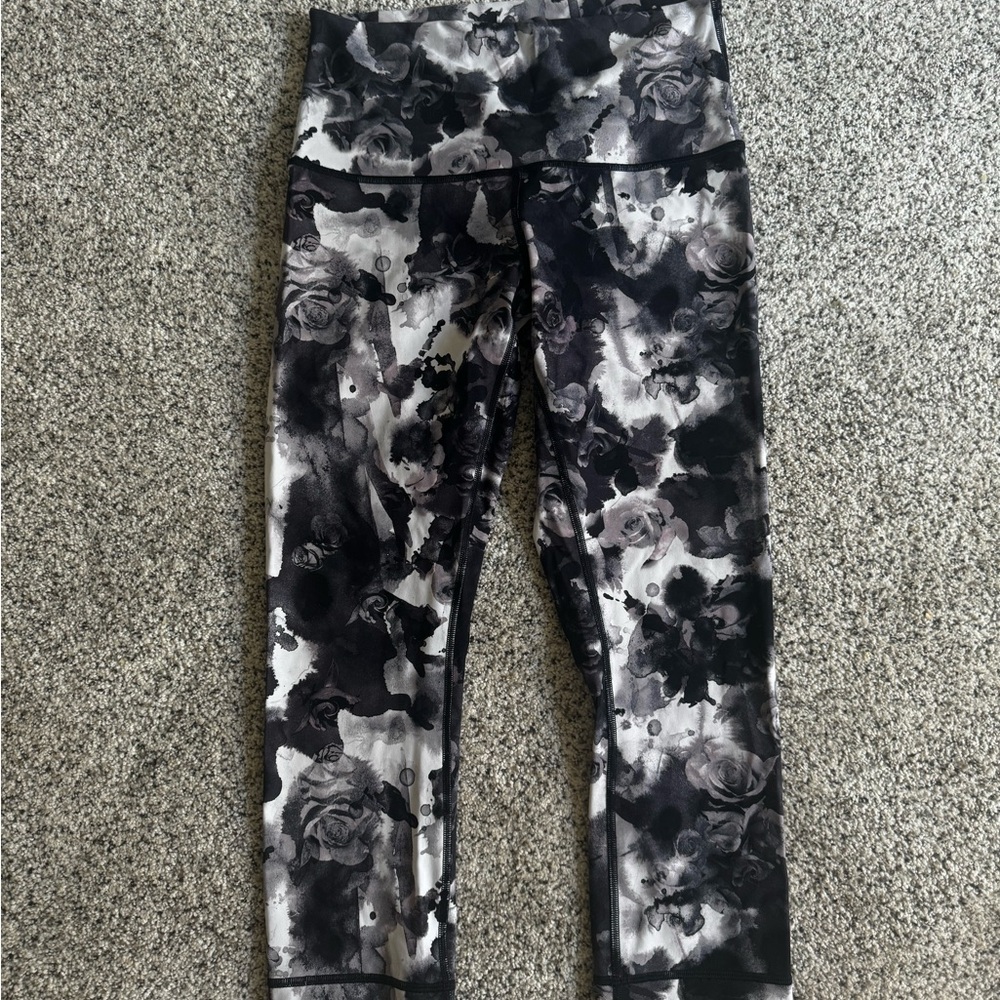 Floral lululemon leggings